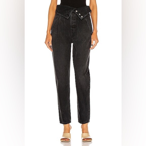 RE/DONE Originals 80s Fold Over Jean in Vintage Nior - Picture 4 of 14